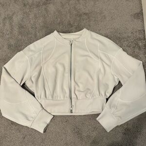 Lululemon Off White Zip-Up Jacket